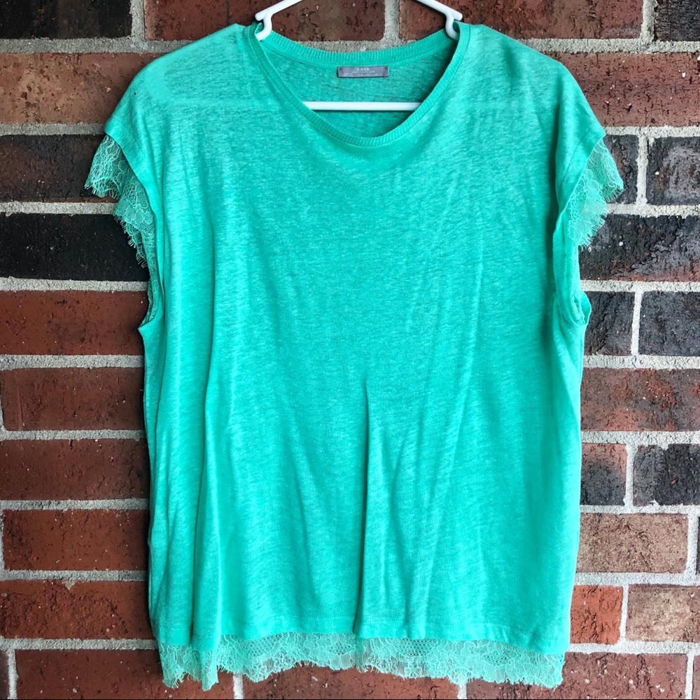 🐠 Lace Edged Top 🐠